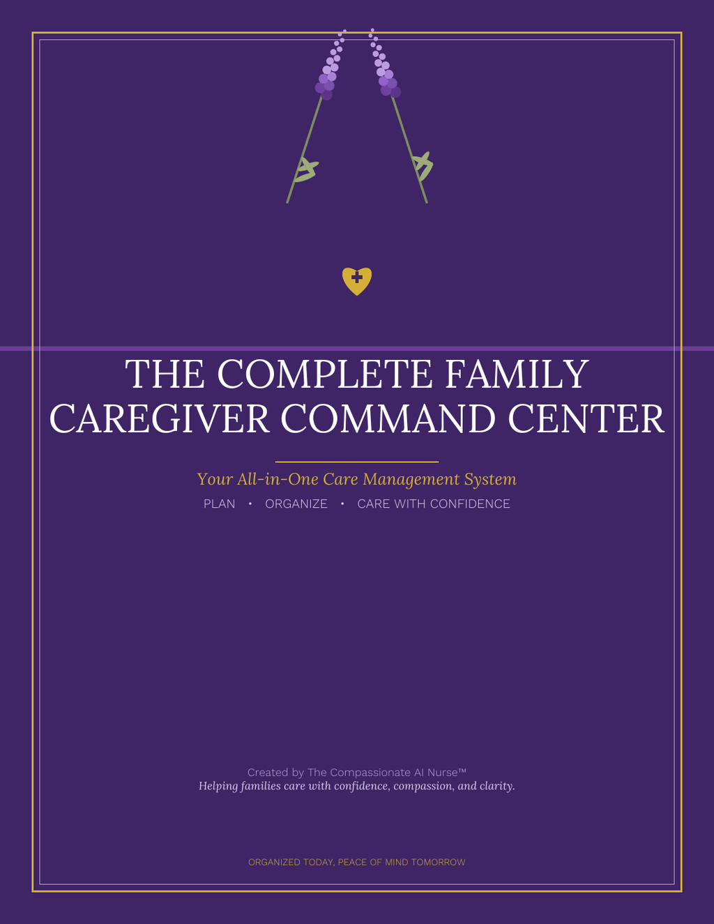 Cover of The Complete Family Caregiver Command Center binder